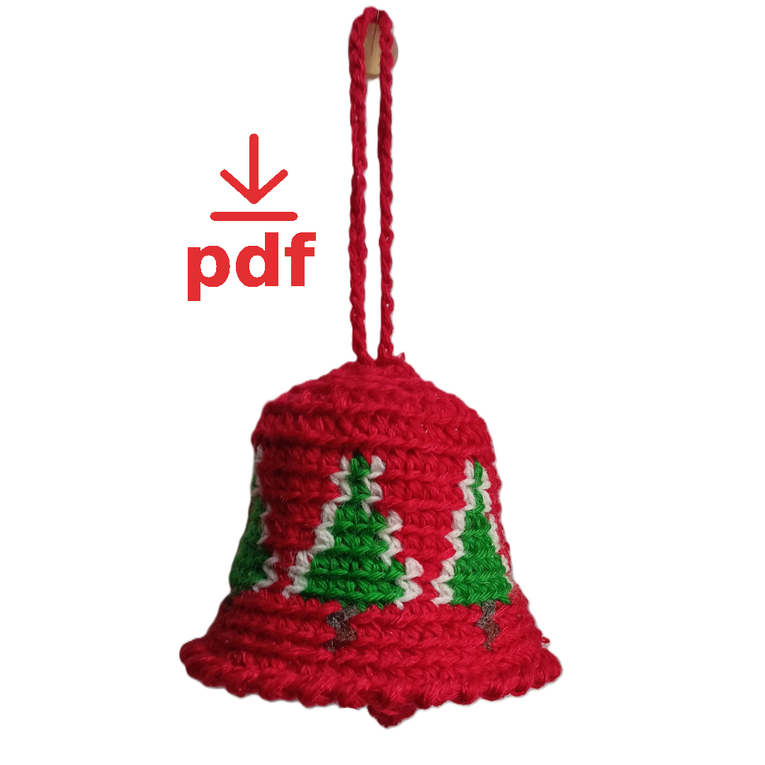 crochet pattern christmas bell