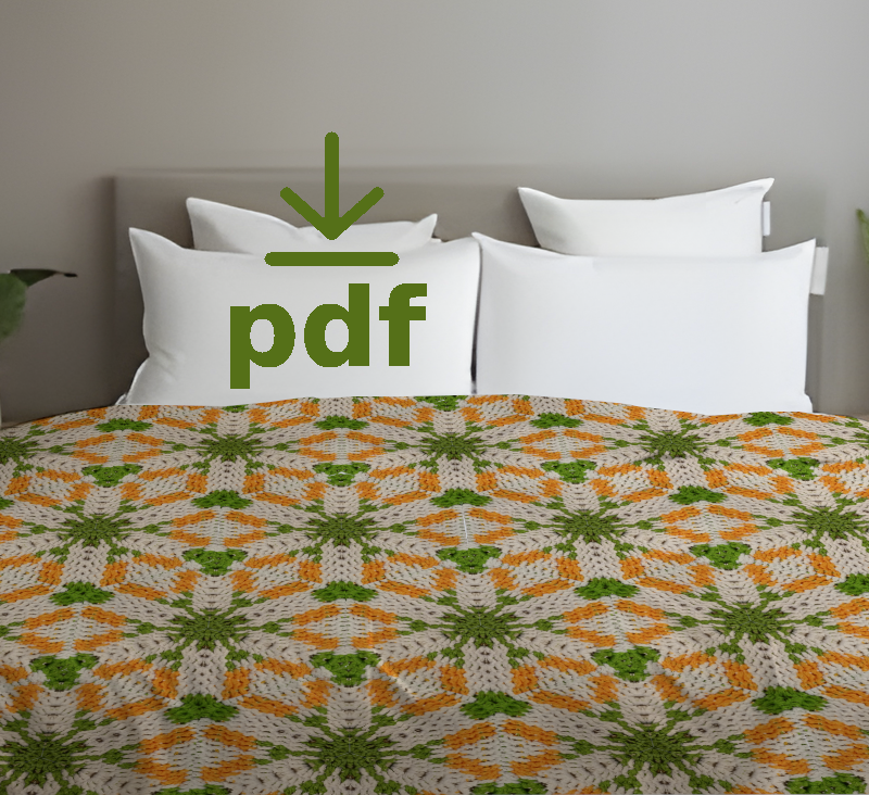 GEOMETRIC HEXAGON CROCHET PATTERN (PDF) #h4
